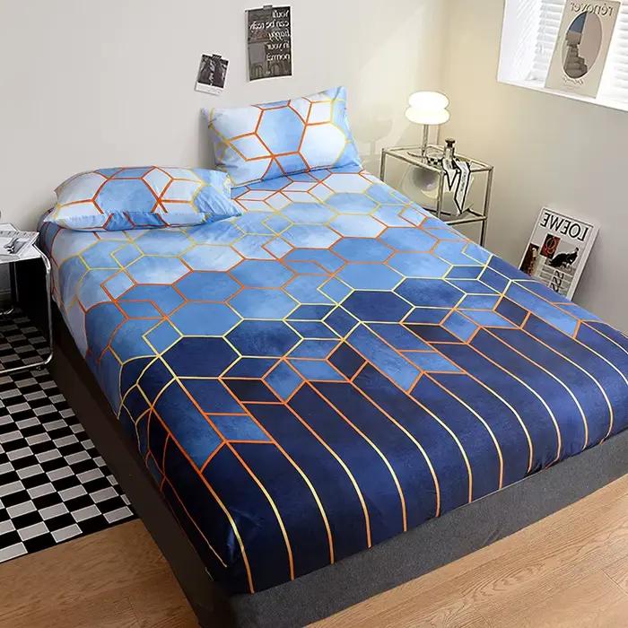 Drap-housse imprimé taille unique