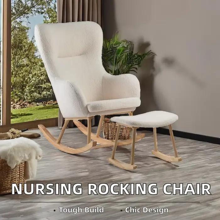 Fauteuil à bascule au design moderne pour chambre d'enfant
