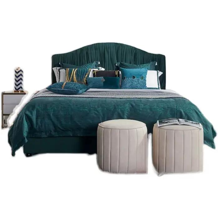 180x200 lit esthétique minimaliste Unique têtes de lit françaises cadre de lit filles Letto Matrimoniale chambre meubles accessoires