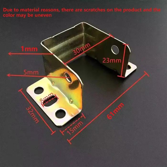 Supports de poutre de lit en métal durables