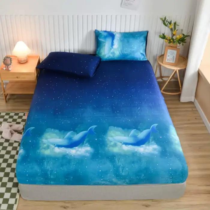 Drap de lit blanc avec bande élastique