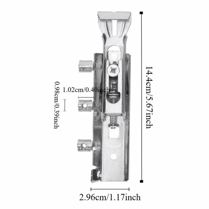 Rail de suspension réglable pour armoire
