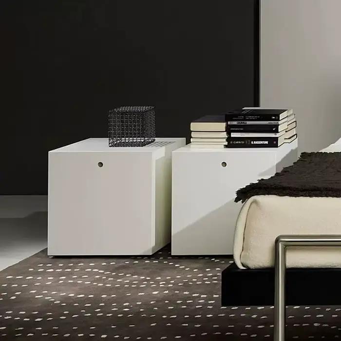Table de chevet multifonctionnelle de rangement au design européen