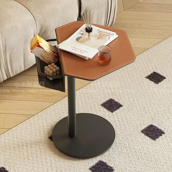 Tables d'appoint en métal pour chambre à coucher