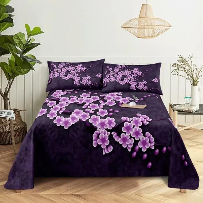 Parure de lit violette