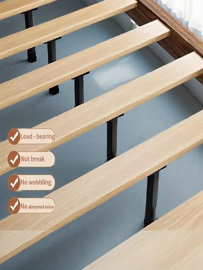 4 pièces/1 ensemble de pieds de support réglables pour cadre de lit (livrés avec des vis spéciales)