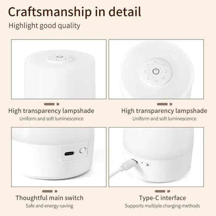 Lampe de chevet tactile LED