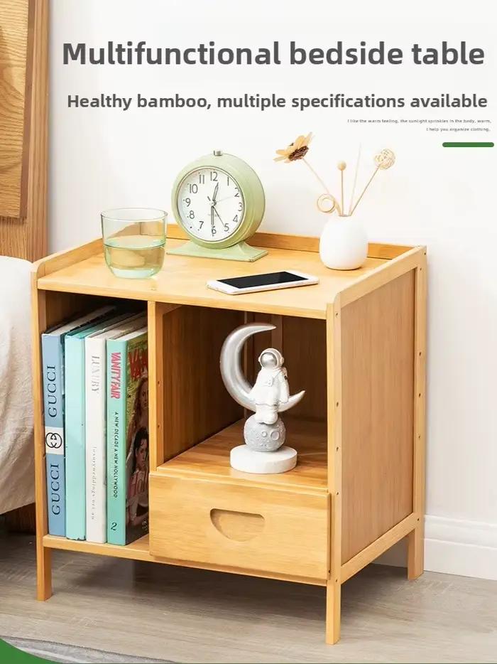 Table de chevet simple en bois massif