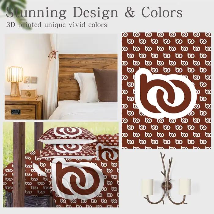 BeddingOutlet-Parure de lit avec impression de photo personnalisée à la demande