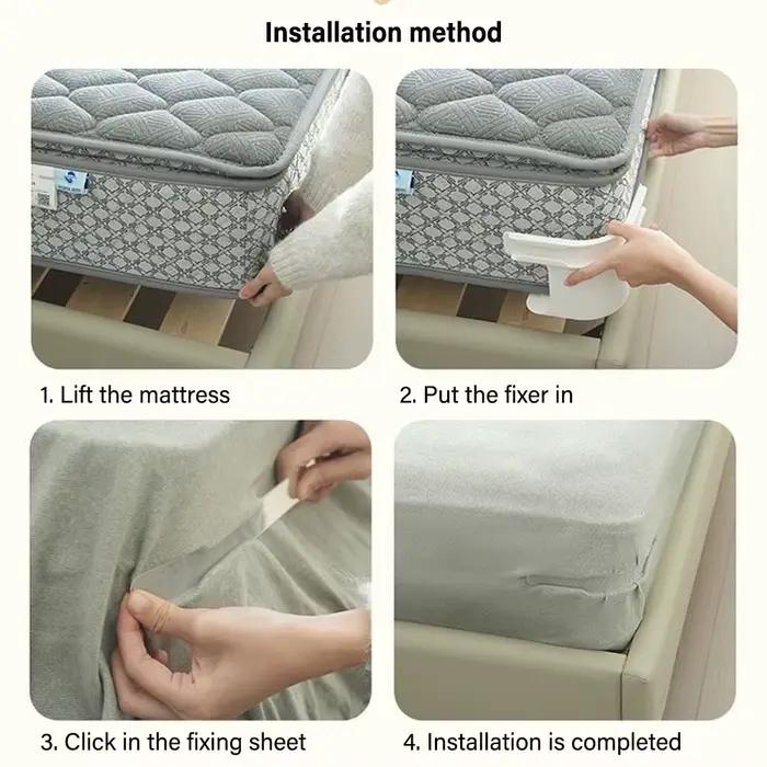 Sangles de pinces pour drap d'angle de lit