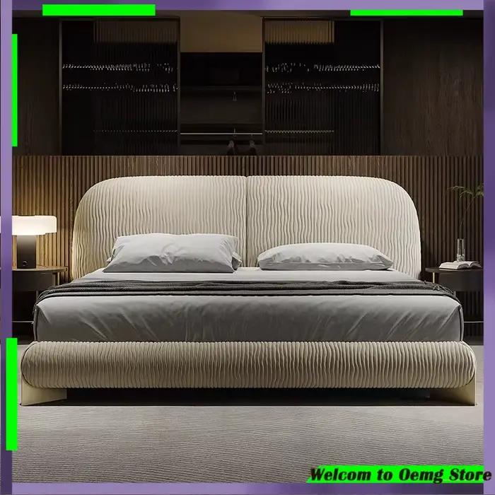 Lit Unique minimaliste luxe King tables de chevet lit de salon Double français Muebles Para dortoir chambre meubles accessoires