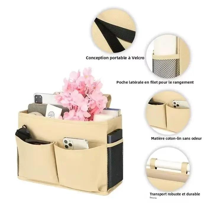 Organisateur de rangement pour lit de dortoir