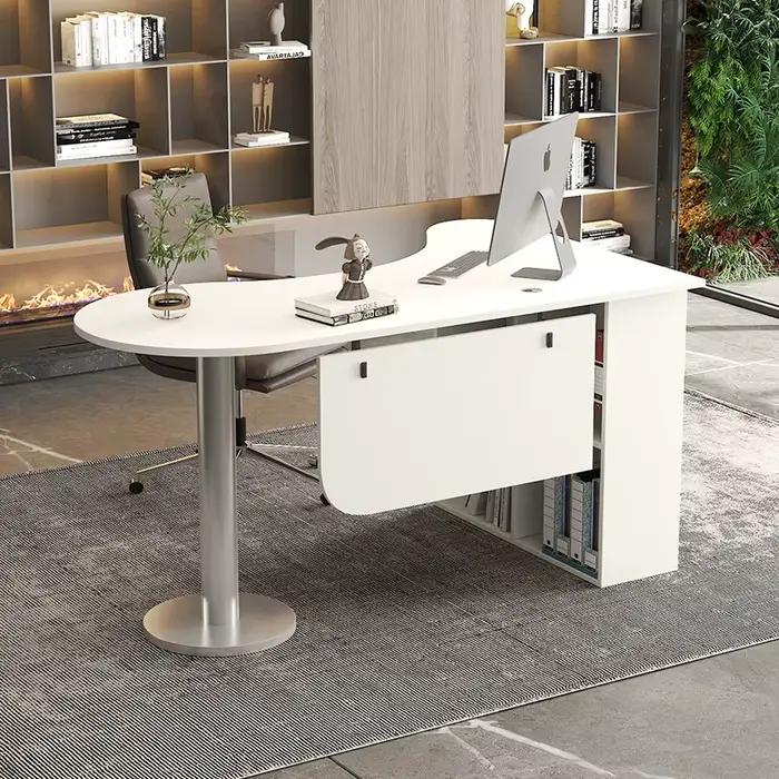 Bureau d'angle chambre à coucher fantaisie blanc design lecture écriture