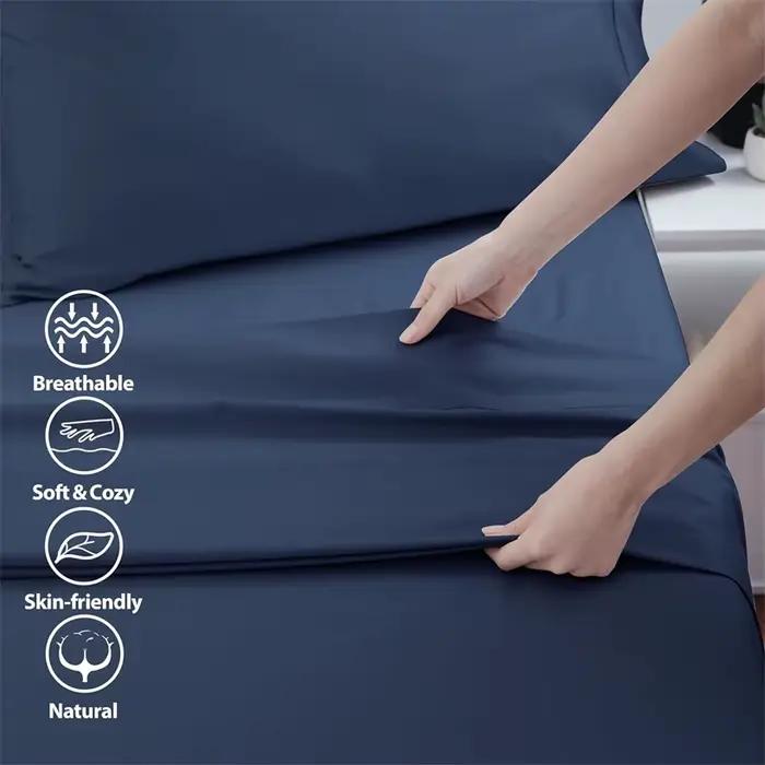 Drap de lit plat 100% coton égyptien