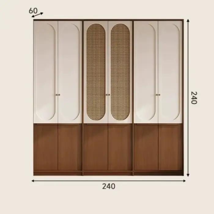 Armoire Rétro Mobile pour Chambre à Coucher