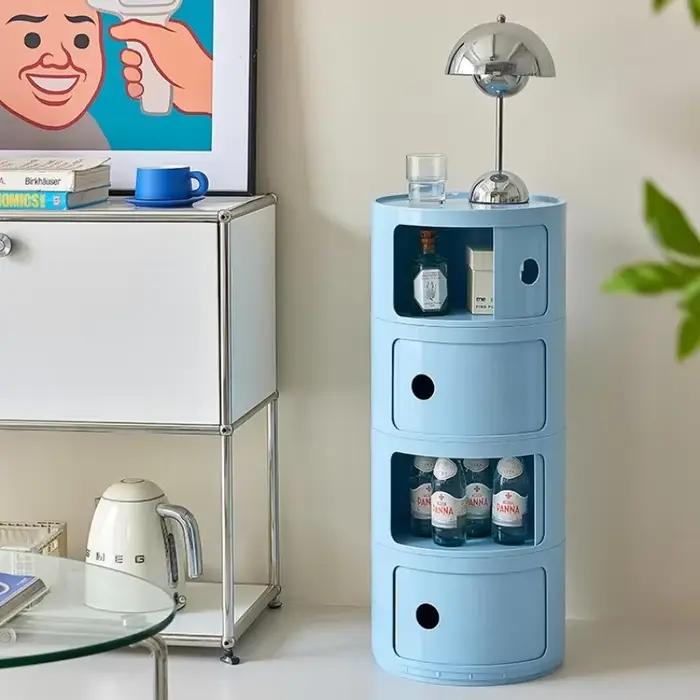 Armoire de chevet nordique en plastique renforcé