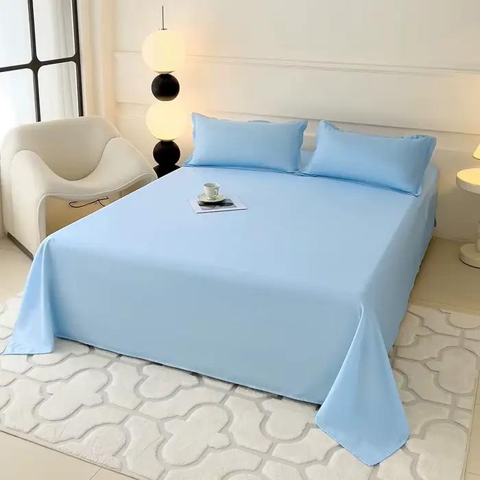 1 PC drap de lit bleu ciel