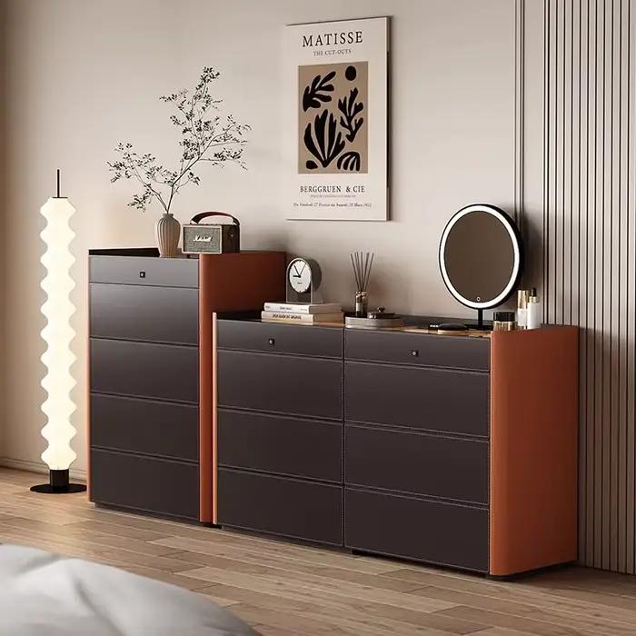 Cube vitrine Salon armoires anti-poussière polyvalent adultes debout armoire plancher luxe Muebles