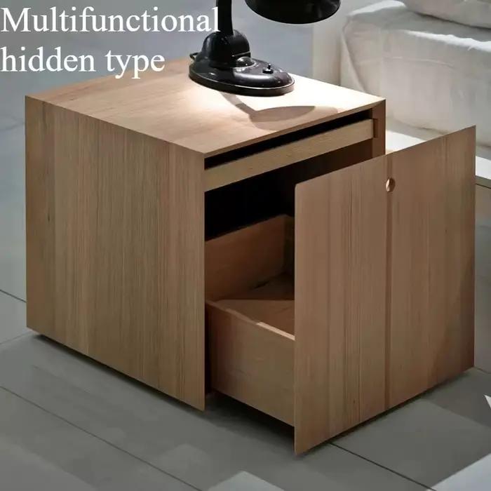 Table de chevet multifonctionnelle de rangement au design européen