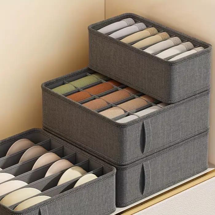 Tiroir organisateur de sous-vêtements chaussettes soutien-gorge pantalons boîte de rangement de vêtements armoire de