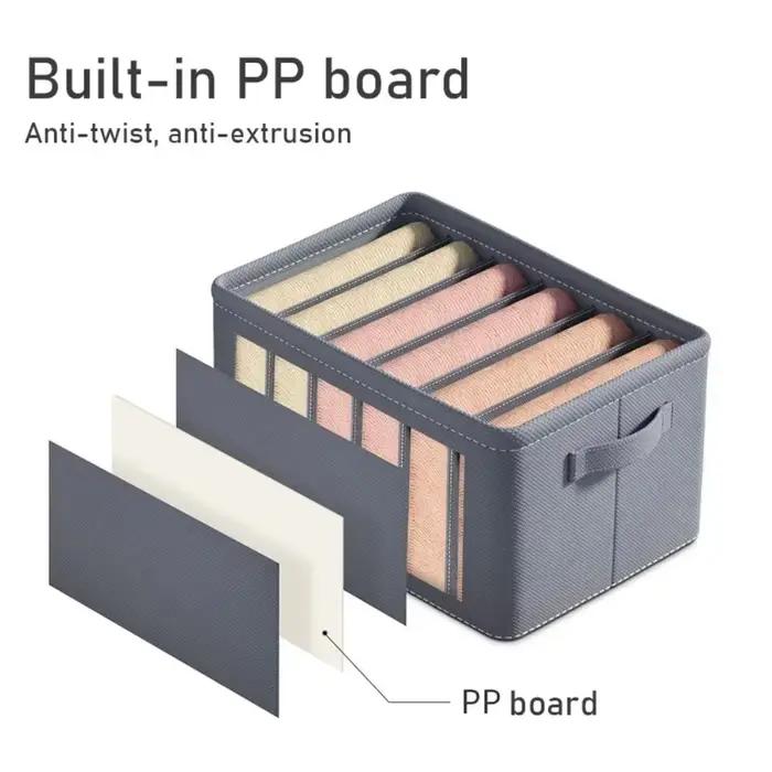 Organisateur de vêtements : Boîte de rangement pour pantalons