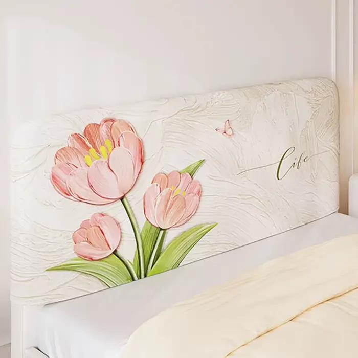 Coussin en peluche décoration chambre lit dossier housse de tête de lit