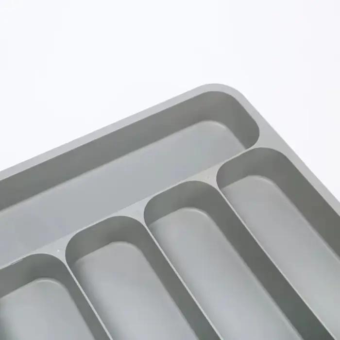 Organisateur de tiroir à couverts en plastique