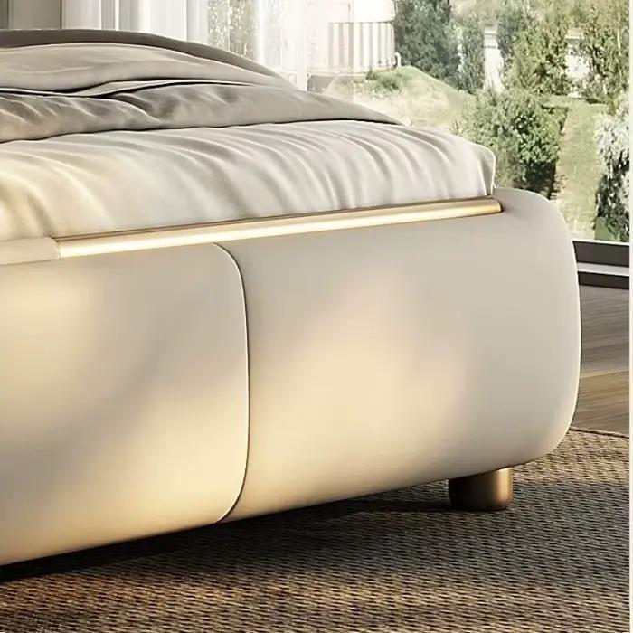 Meubles de chambre à coucher : Cadres de lit double italiens simples