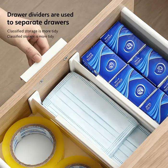 Diviseurs de tiroirs extensibles réglables