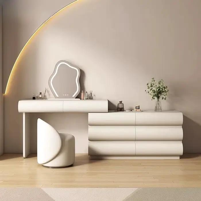Armoire De rangement De chambre De luxe coiffeuse Recamera maquillage