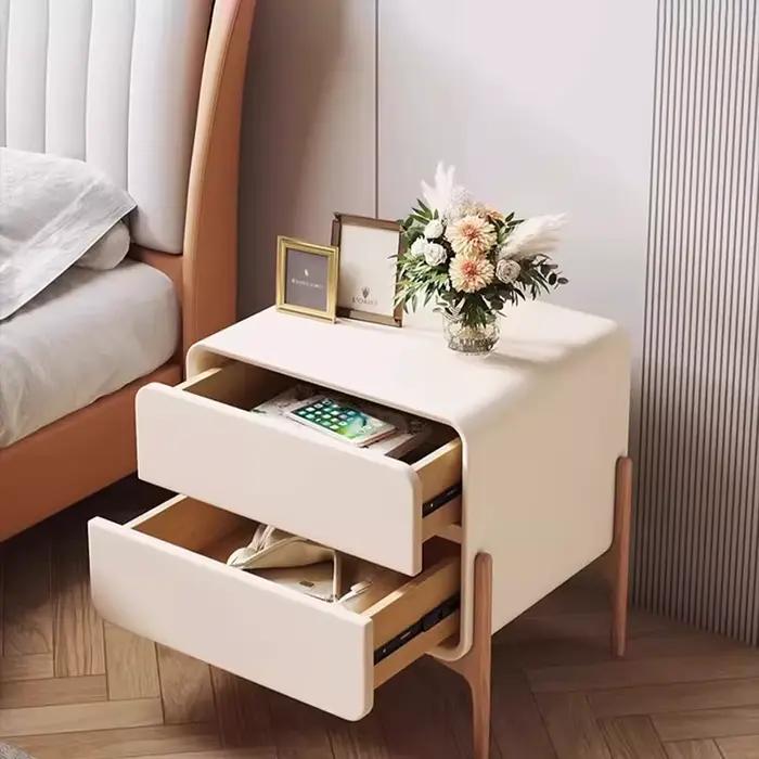 Table de nuit de rangement minimaliste pour chambre à coucher
