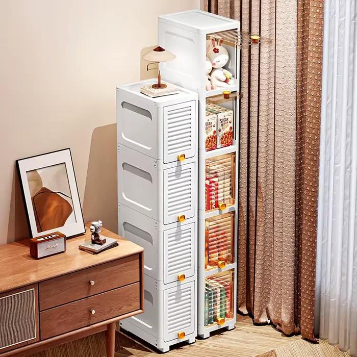 Armoire étroite de 19cm avec couvercle rabattable