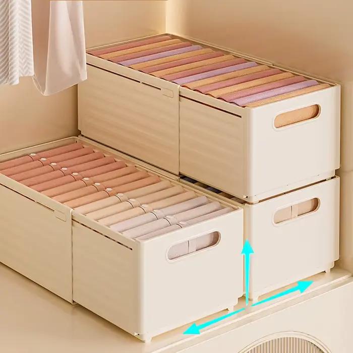 Boîte de rangement de vêtements réglable