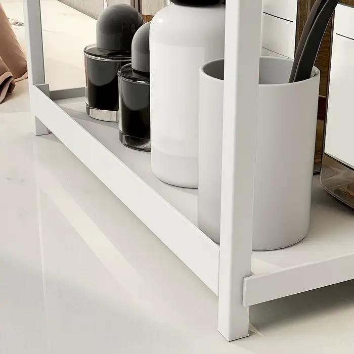 Étagère de rangement intégrée pour coiffeuse