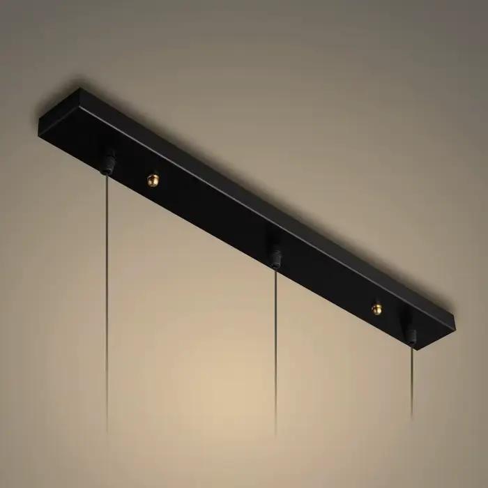 Base de lampe ronde longue à 3 têtes