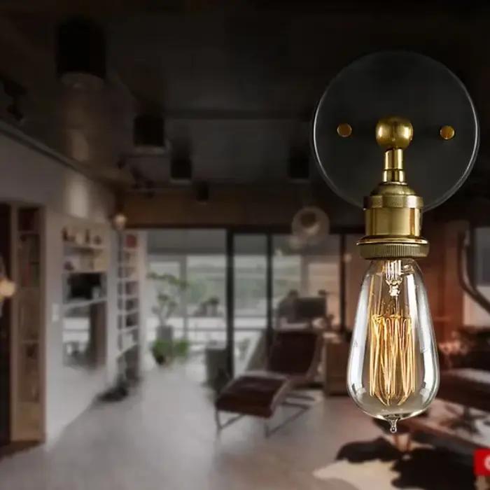 Lampe murale rétro de style industriel E27