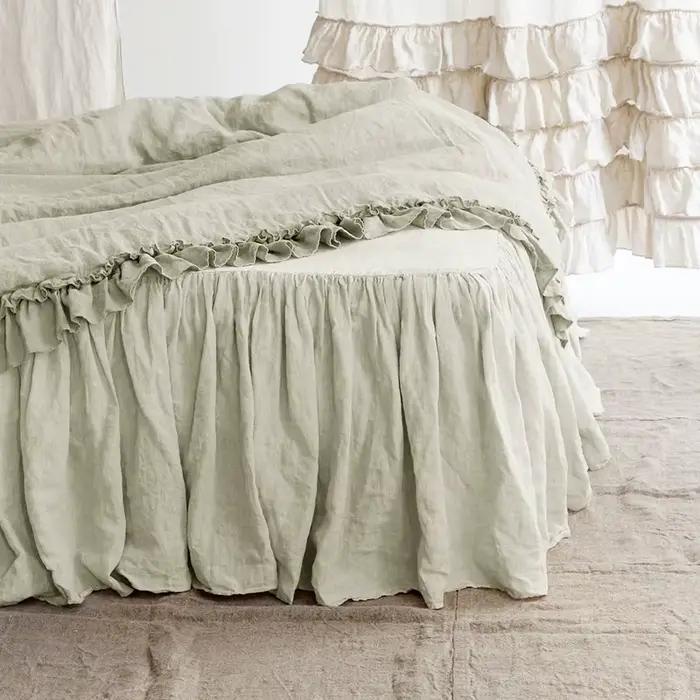 Drap-housse en lin naturel 100% pur