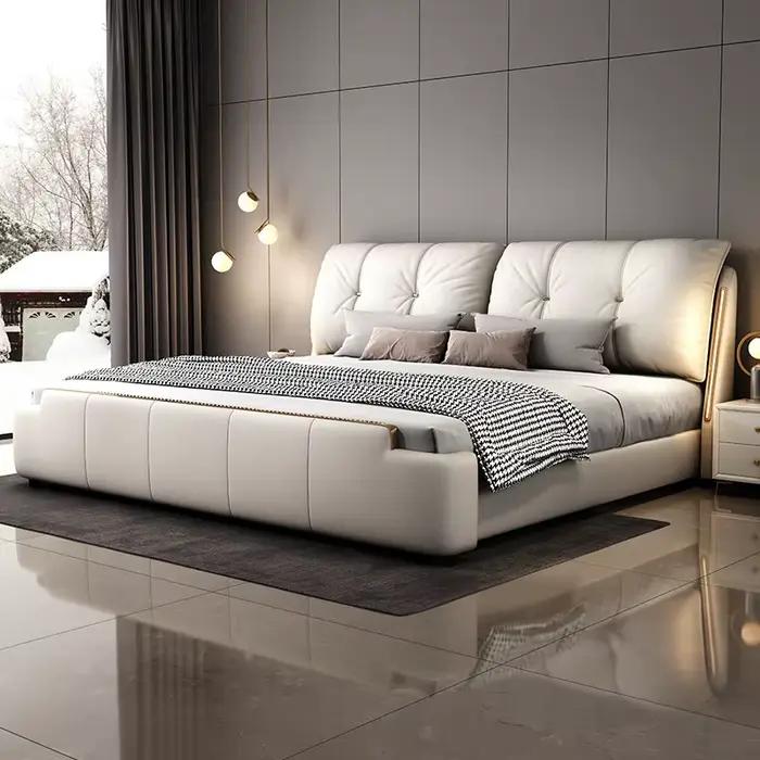 Tête de lit de couchage rembourrée