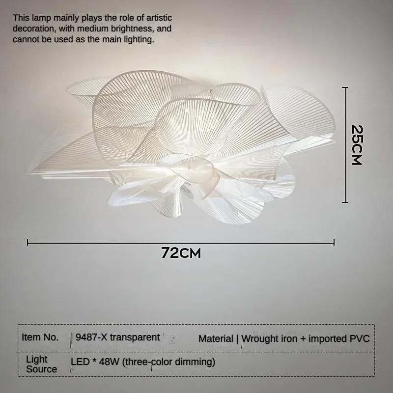 Plafonnier de salon de créateur italien au design haut de gamme, luminaire de chambre principale ave