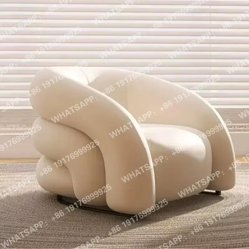 Fauteuil à bascule moderne et léger pour salon, balcon, chaise de loisirs, meuble de maison