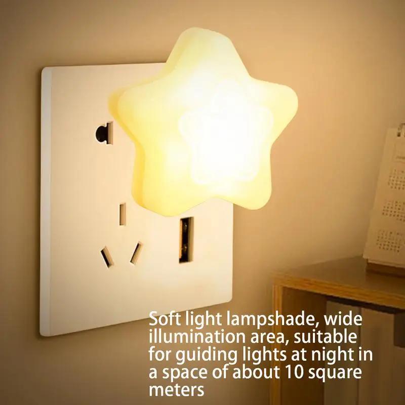Veilleuse LED USB en forme d'étoile, lampe de chevet, chargement USB, jolie lampe étoile, 2 couleurs, décoration lumineuse pour chambre à coucher, HOBedroom