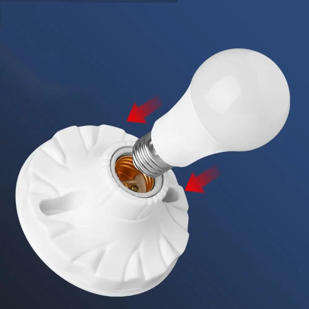 Adaptateur de lampe à vis pour la maison, support de lampe, base d'ampoule, support d'ampoule LED, douille ronde