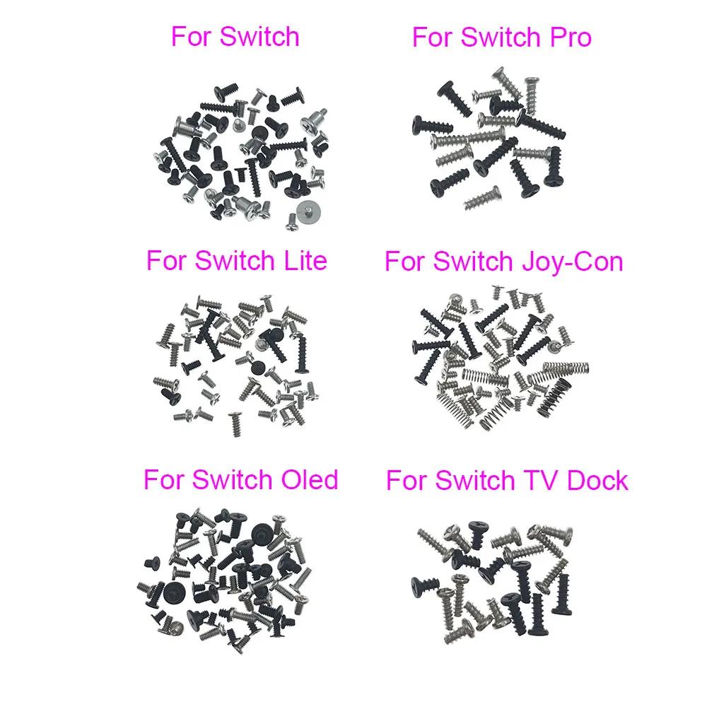 1 jeu de vis de boîtier de Console pour Switch NS Lite Oled Pro, Kit de remplacement complet de montage à vis