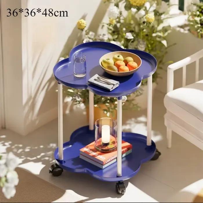 Nouvelle table de chevet simple avec étagère amovible, petite table d'appoint de chambre à coucher,
