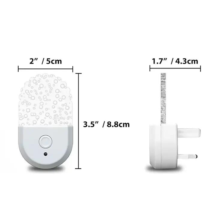 Lampe de chevet veilleuse prise ue US Protection des yeux LED Mini applique murale pour la maison al