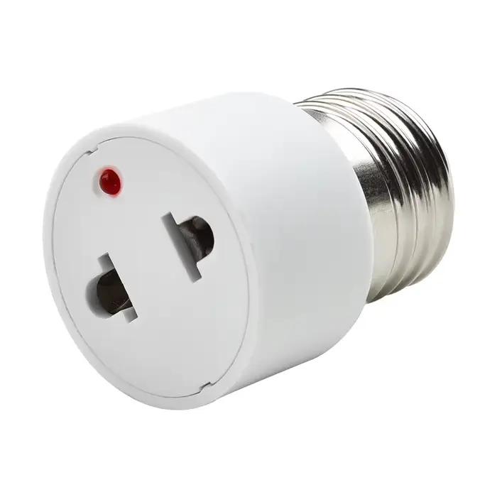 Adaptateur de prise de lampe à base d'ampoule pour luminaire, conversion de la base standard US/EU,