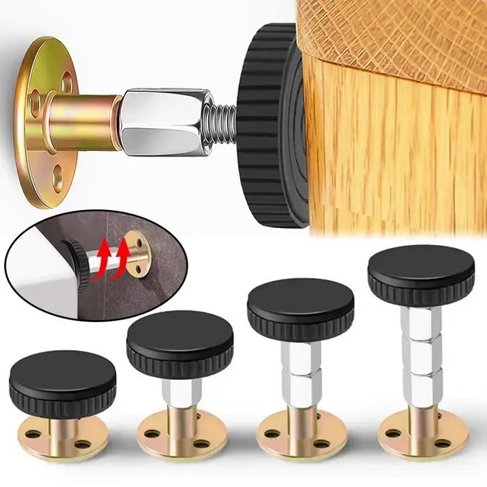 Stabilisateur de lit réglable, Support télescopique, Support fixe Anti-chincement pour meubles, armo