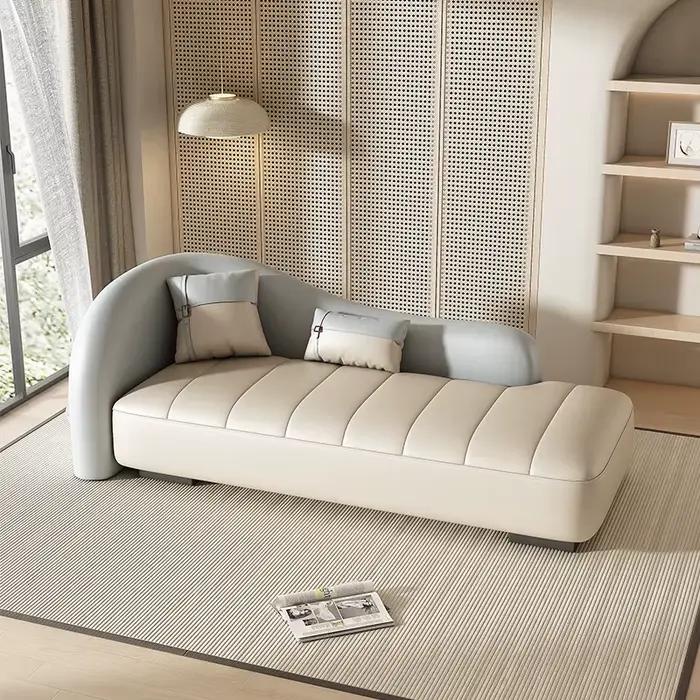 Banc de chambre de luxe design, gain de place pour bureau, banc d'entrée, fauteuil à bascule de salo