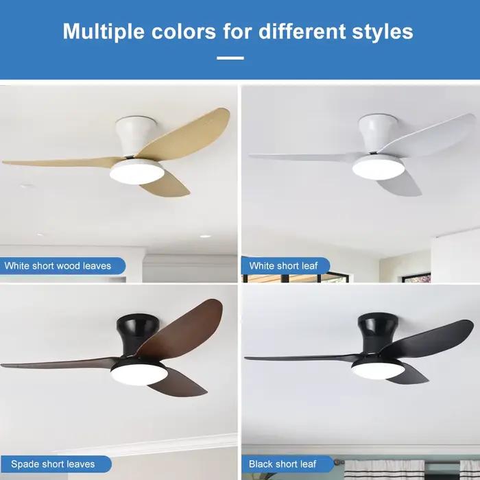 Lumière de ventilateur de chambre à coucher, plafonnier de ventilateur de plafond, plafond à énergie