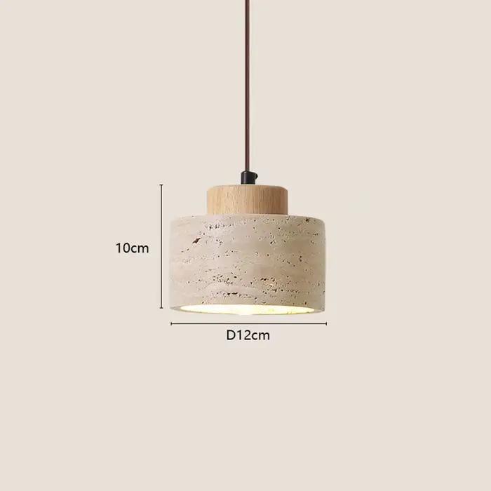Designer moderne japonais wabi-sabai chambre chevet éclairage bar B & B grotte jaune pierre lustre c